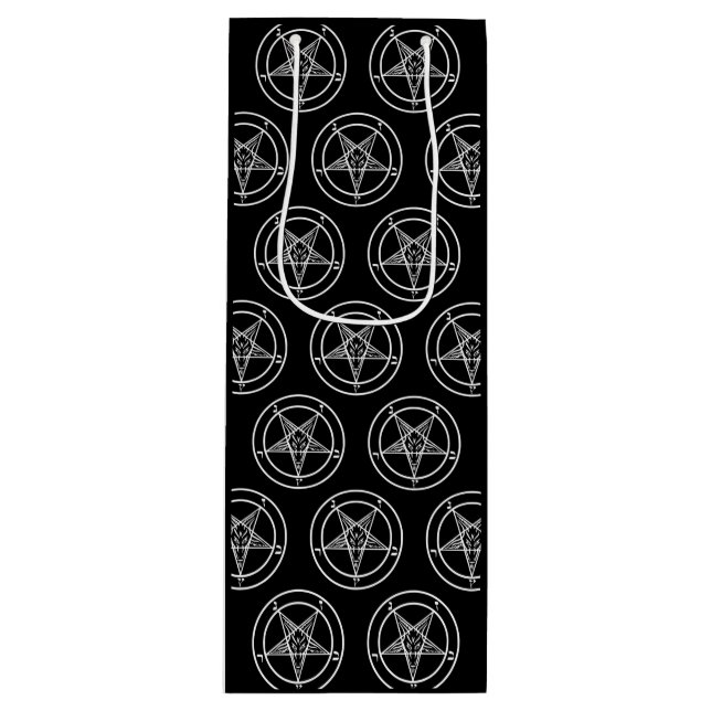 Bolsa Para Vino Baphomet Pentagram Satanic (Anverso)