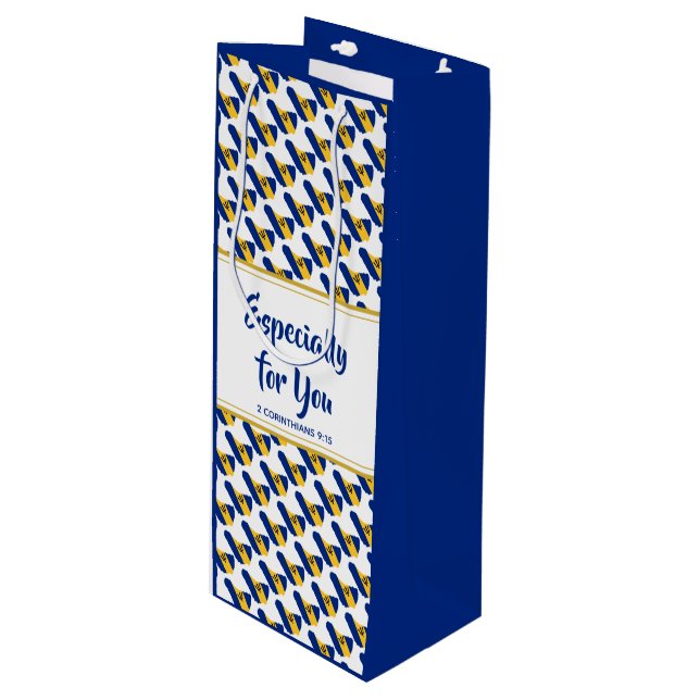 Bolsa Para Vino BARBADOS Christian ESPECIALMENTE PARA USTED Person (Angulo Anverso)