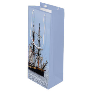 Bolsa Para Vino Barco de Pesca Náutico Cielos Azules