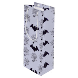 BOLSA PARA VINO BATES WEBS DE HALLOWEEN GRUPO Y NEGRO