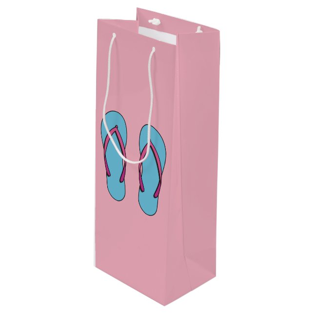 Bolsa Para Vino Beach Flip Flops (Angulo Anverso)
