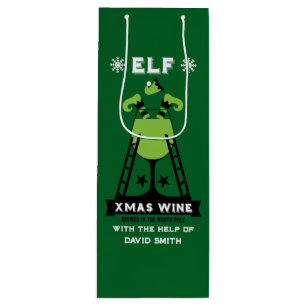 Bolsa Para Vino Bebe Navidades Elf