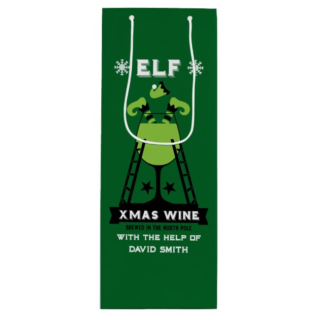 Bolsa Para Vino Bebe Navidades Elf (Anverso)