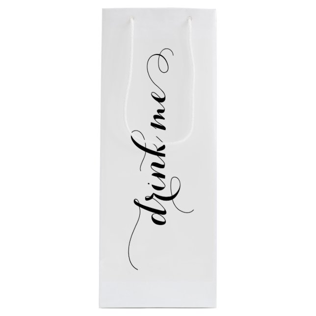 Bolsa Para Vino Beber mi bolso de regalo de vino (Anverso)