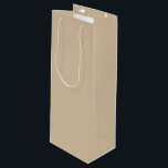 Bolsa Para Vino Beige Champán<br><div class="desc">El beige champán es una mezcla suave y pálida de beige y dorado claro, besada por sutiles tonos subyacentes de amarillo cálido o rosa. Inspirado en la elegancia atemporal del vino espumoso, este color evoca lujo, sofisticación y celebración. Su brillo discreto lo convierte en un favorito para bodas, eventos corporativos...</div>