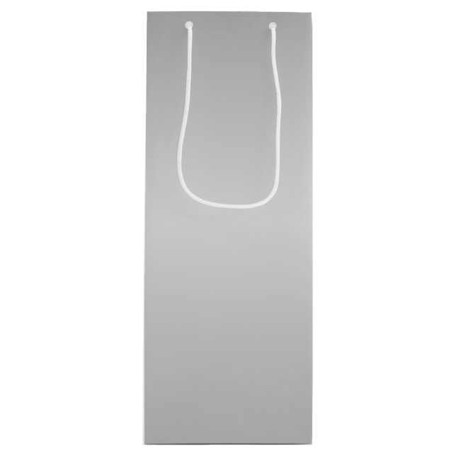 Bolsa Para Vino Bells de plata metálica (Anverso)