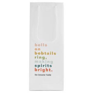 Bolsa Para Vino Bells on Bobtails