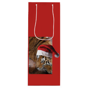 Bolsa Para Vino Bengal Tiger Santa Claus