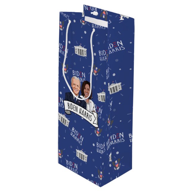 Bolsa Para Vino Biden Harris Fiesta (Angulo Anverso)