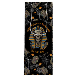 Bolsa Para Vino 🖤 Black Pharaoh Mummy Gift Bag 🎃 👑