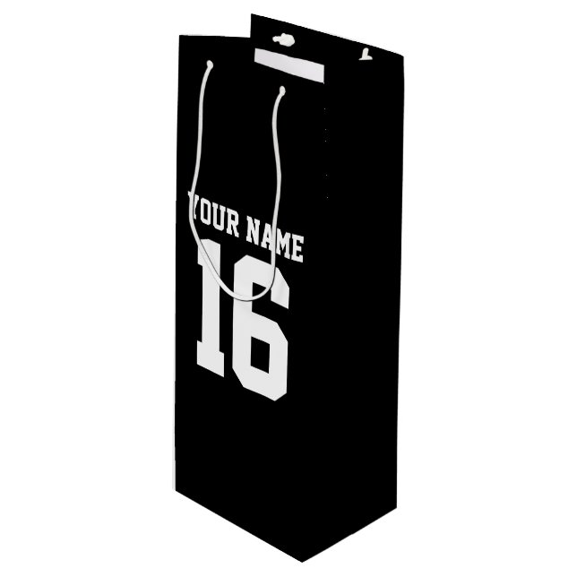 Bolsa Para Vino Black Sporty Team Jersey (Angulo Anverso)
