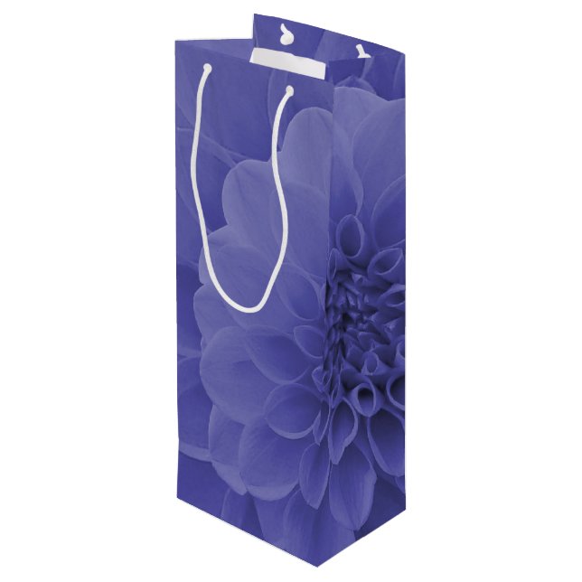 Bolsa Para Vino Blue Dahlia (Angulo reverso)