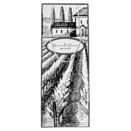 Bolsa Para Vino Boda de viñedos de campo italiano