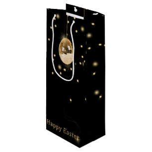 Bolsa Para Vino Bola de disco de oro de Pascua