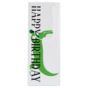 Bolsa Para Vino Bolsa de botellas de vino de cumpleaños Gator Happ
