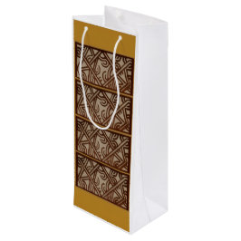 Bolsa Para Vino Bolsa de vino con arte dorado único