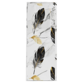 Bolsa Para Vino "Bolsa de Vino de Elegancia Feathered"