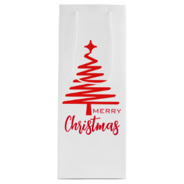 Bolsa Para Vino Bolsa de vino de Navidad Cubre White Red Merry