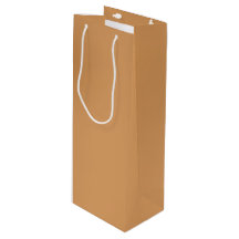 Bolso de bronce metálico del regalo del vino