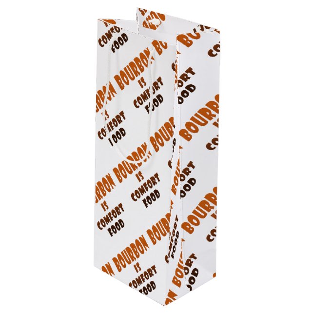 Bolsa Para Vino BOLSOS del REGALO - BORBÓN es comida de la (Angulo Anverso)