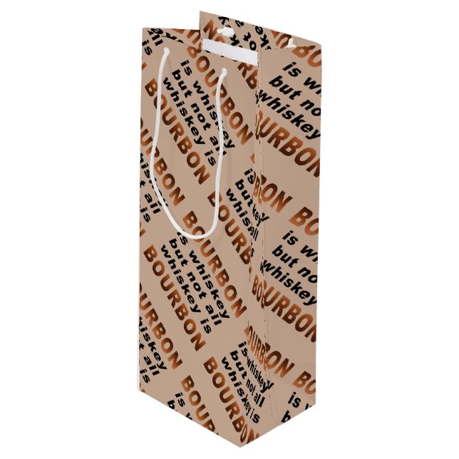 Bolsa Para Vino ¡BOLSOS del REGALO - no todo el whisky es BORBÓN! (Angulo Anverso)
