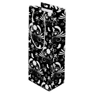Bolsa Para Vino Botánicas Damasco Barroco Noir