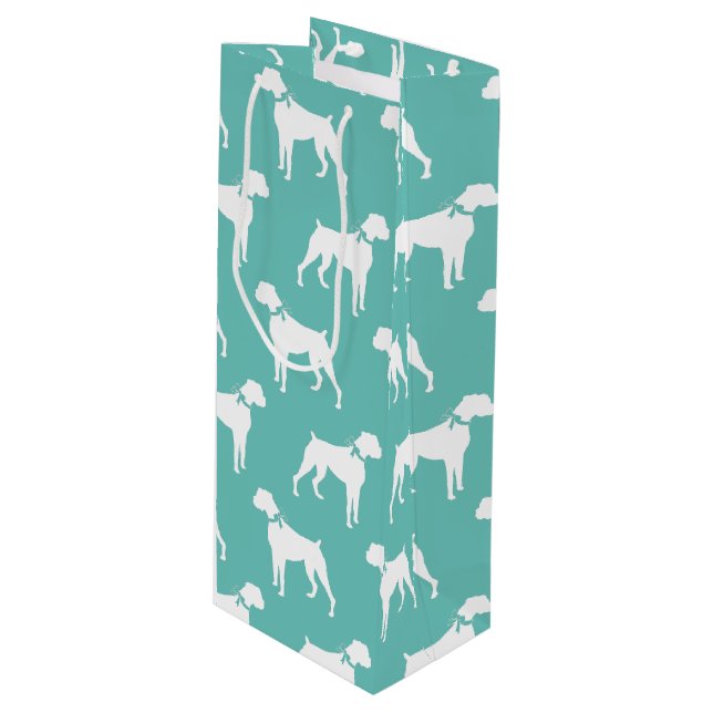 Bolsa Para Vino Boxer Dog Puppy (Angulo Anverso)
