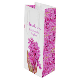 Bolsa Para Vino Bridesmaid gracias a la boda orquídea rosa