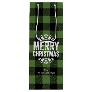 Bolsa Para Vino Búfalo verde y negro revisan Navidades rusos