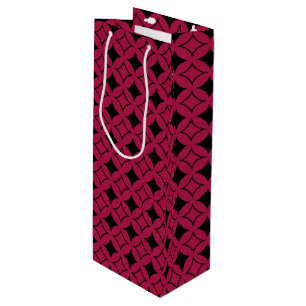 Bolsa Para Vino Buques rojos y negros