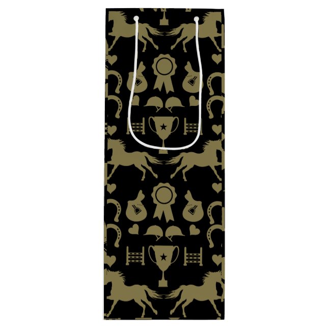 Bolsa Para Vino Caballo de oro (Anverso)