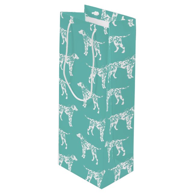 Bolsa Para Vino Cachorro de perro dálmata (Angulo Anverso)