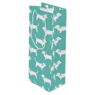 Bolsa Para Vino Cachorro de perro de Basset Hound