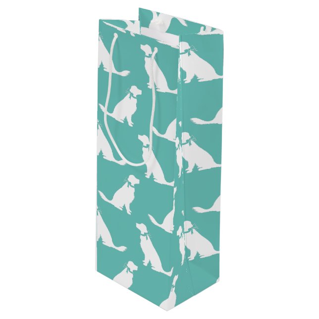 Bolsa Para Vino Cachorro de perro de Golden Retriever (Angulo Anverso)