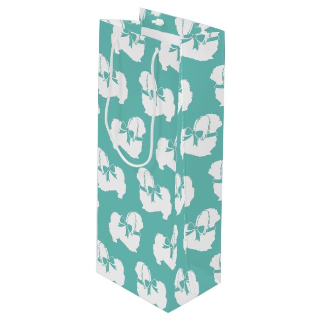 Bolsa Para Vino Cachorro de perro de Pekín (Angulo Anverso)