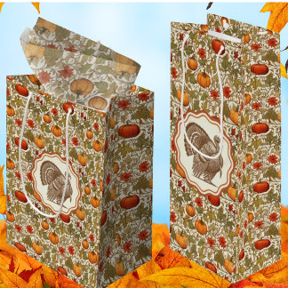 Bolsa Para Vino Calabazas William Morris Pavo Salvaje