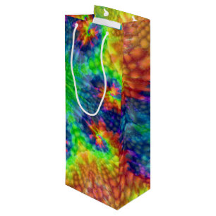 Bolsa Para Vino Caleidoscopio del fractal del vintage del cielo