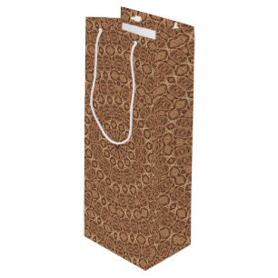 Bolsa Para Vino Caleidoscopio del oeste salvaje de la cuerda de