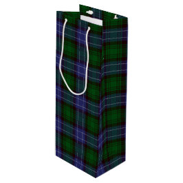 Bolsa Para Vino Campbell Tartan Green Plaid