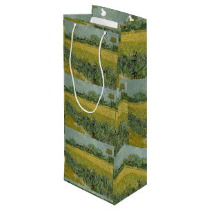 Bolsa Para Vino Campo Van Gogh Con Flores Cerca De Arles