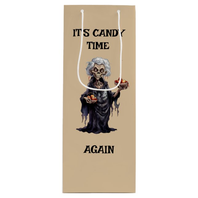 Bolsa Para Vino Candía de manzanas de veneno de bruja vieja y espe (Anverso)