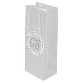 Bolsa Para Vino Celebración Conmemorativa del 65 cumpleaños