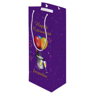 Bolsa Para Vino Celebración del retiro Sparkling Wine Purple
