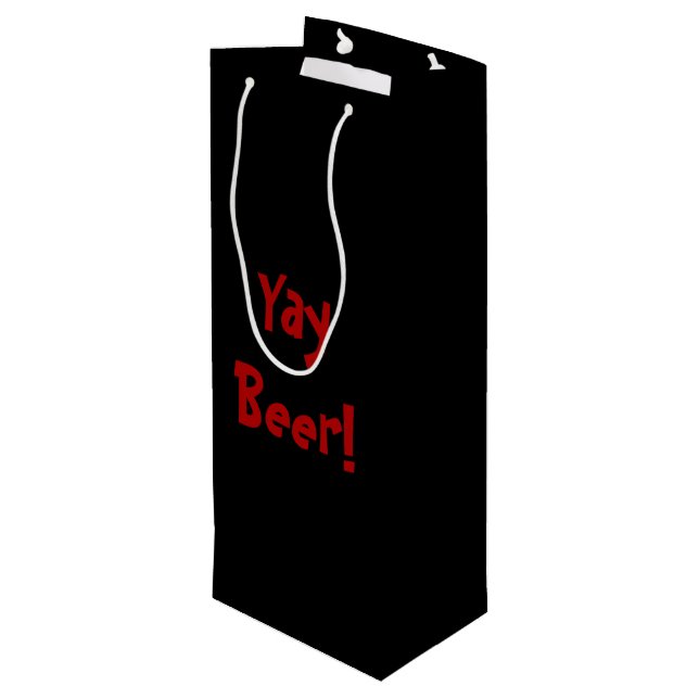 Bolsa Para Vino ¡Cerveza de Yay! (Angulo reverso)