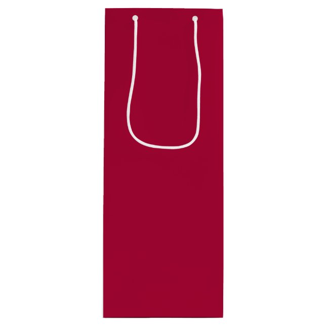Bolsa Para Vino Chalkboard Snowman Medium Cherry Red (Anverso)