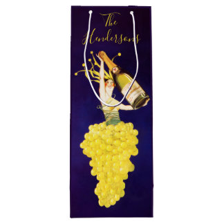 Bolsa Para Vino Champagne Grapes Wine Gift Bag