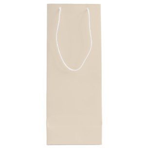 Bolsa Para Vino Champán Buff Color sólido blanco roto SW 0045