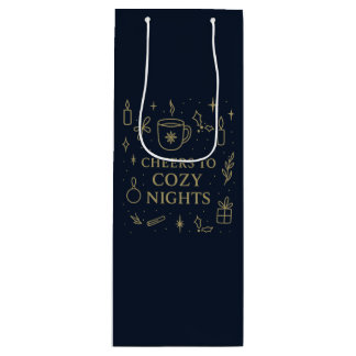 Bolsa Para Vino Cheers to Cozy Nights Gift Bag