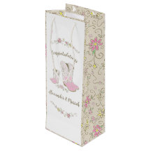 Chica rosa occidental del país Baby Shower rural d