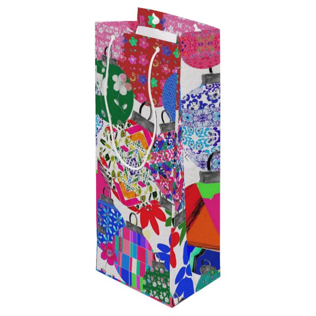 Bolsa Para Vino Christmas ball wine bag (Angulo reverso)